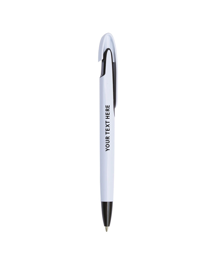 Black Promotional Plastic Pen – Customizable – 147×11mm